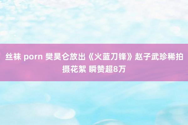 丝袜 porn 樊昊仑放出《火蓝刀锋》赵子武珍稀拍摄花絮 瞬赞超8万