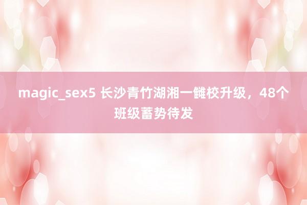 magic_sex5 长沙青竹湖湘一雠校升级，48个班级蓄势待发